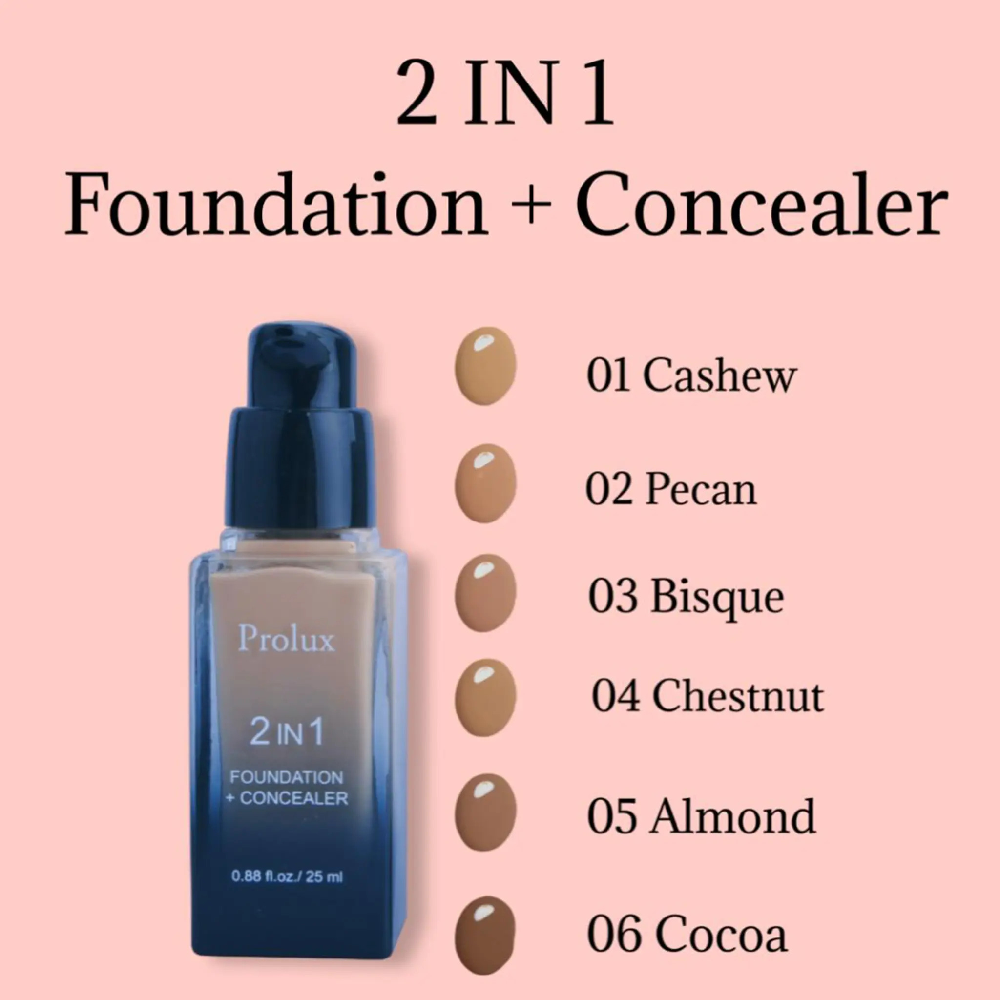 2 in 1 Foundation and Concealer - Image 3