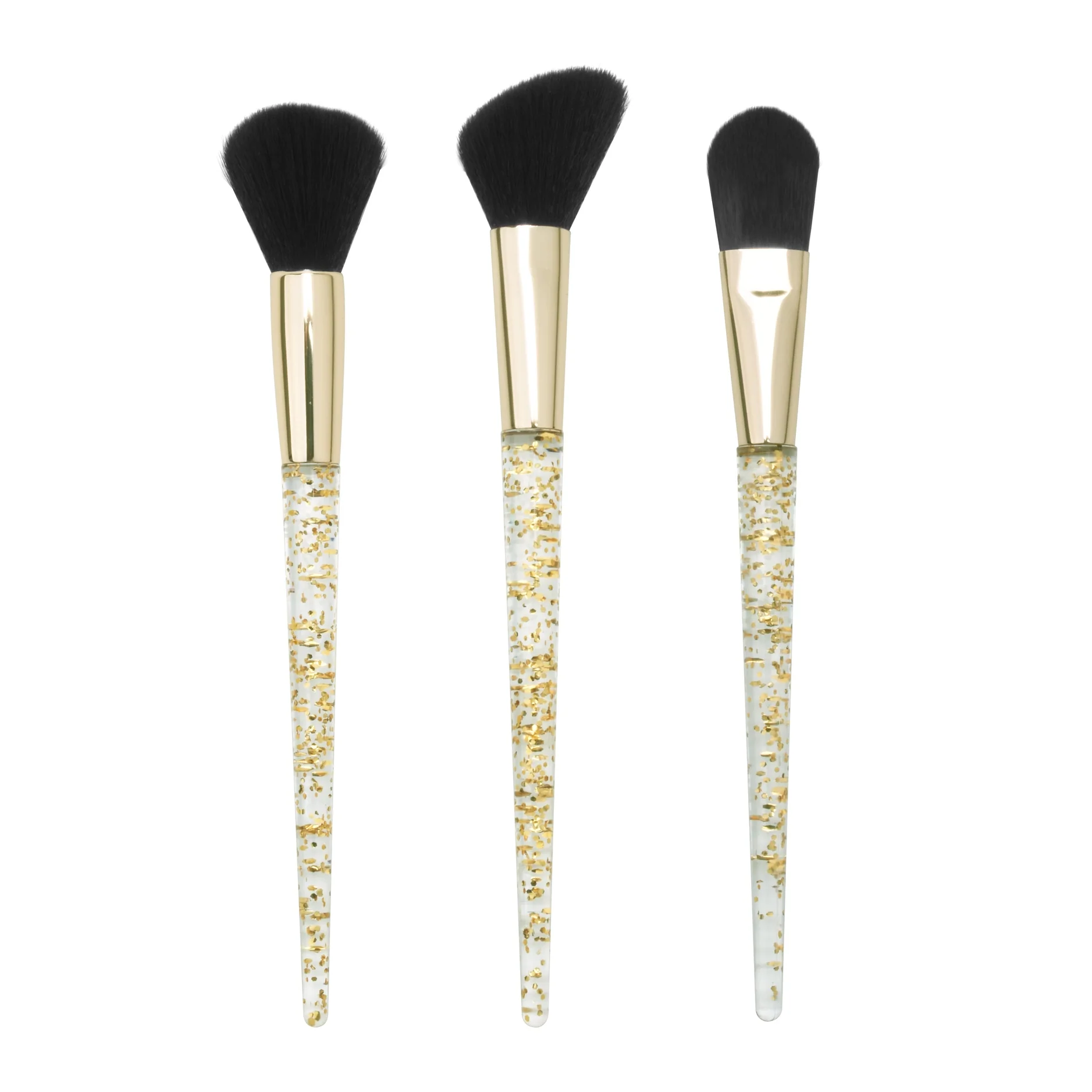 Gold Flakes 3-Piece Brush Set - Image 4